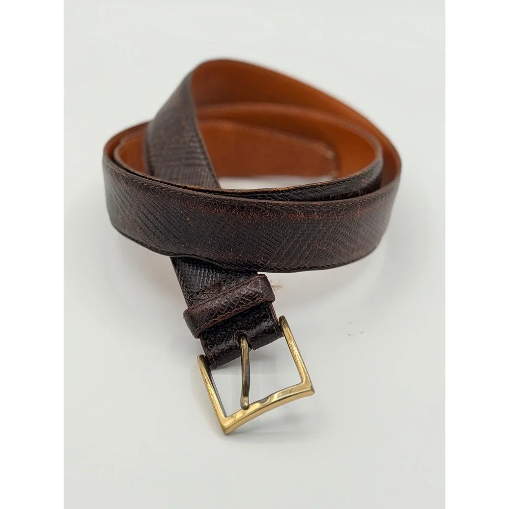 Martin Dingman Size 38 Brown Tuscan Calf Leather Countrywear Equestrian USA